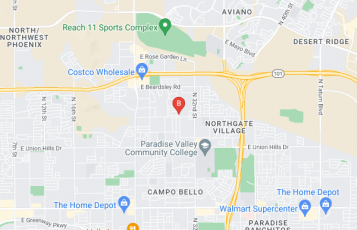 Text Me location map: PO Box 71222, Phoenix, AZ