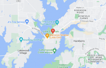 Towing In Little Elm Tx location map: 407 W Eldorado Pkwy, Little Elm, TX