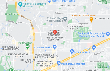 Auto Towing Company location map: 9200 Lebanon Rd, Frisco, TX
