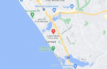 Carlsbad Pediatric Dental Care location map: 2753 Jefferson St #206, Carlsbad, CA