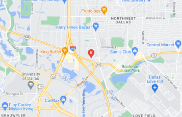 Low Flatbed Towing Service location map: 2351 W Northwest Hwy, Dallas, TX