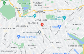 Sleek Web Designs location map: 1958 Nostrand Ave, BROOKLYN, NY