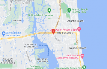 Vine Lending Team location map: 2050 King Circle S, Neptune Beach, FL