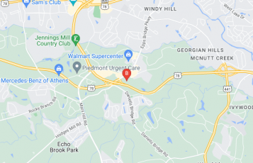 Georgia Local Marketing location map: 1720 Epps Bridge Rd. Ste. 108-243, Athens, Georgia