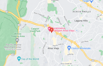 A Plus Construction location map: 90 Vantis Dr, Aliso Viejo, CA