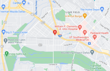123 Towing Service & Roadside Assistance location map: 1010 West Mockingbird Lane, Dallas, TX